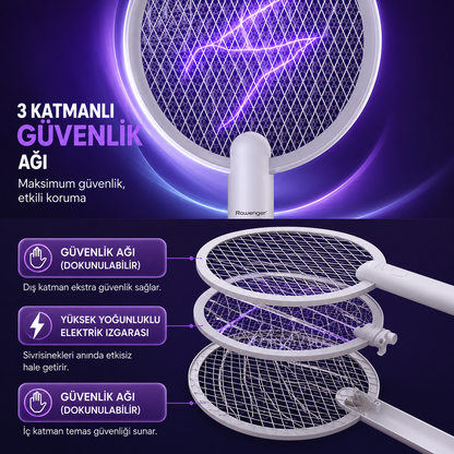 Şarjlı Elektrikli Sivrisinek Raketi